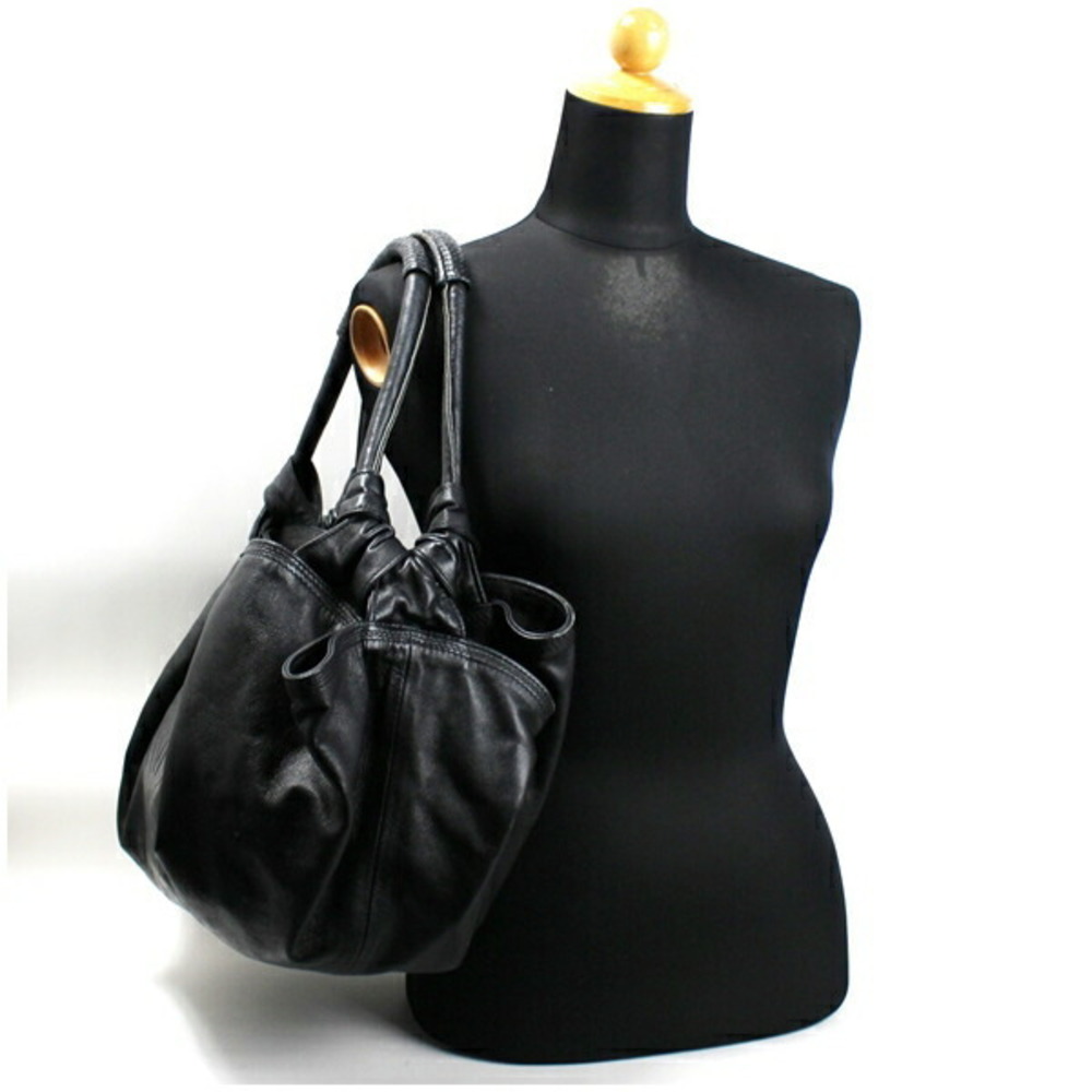 Loewe Handbag Nappa Leather Soft Isle Black - Picture 3 of 3